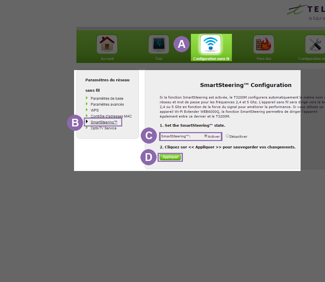 Activation Wi-Fi intelligent - 03
