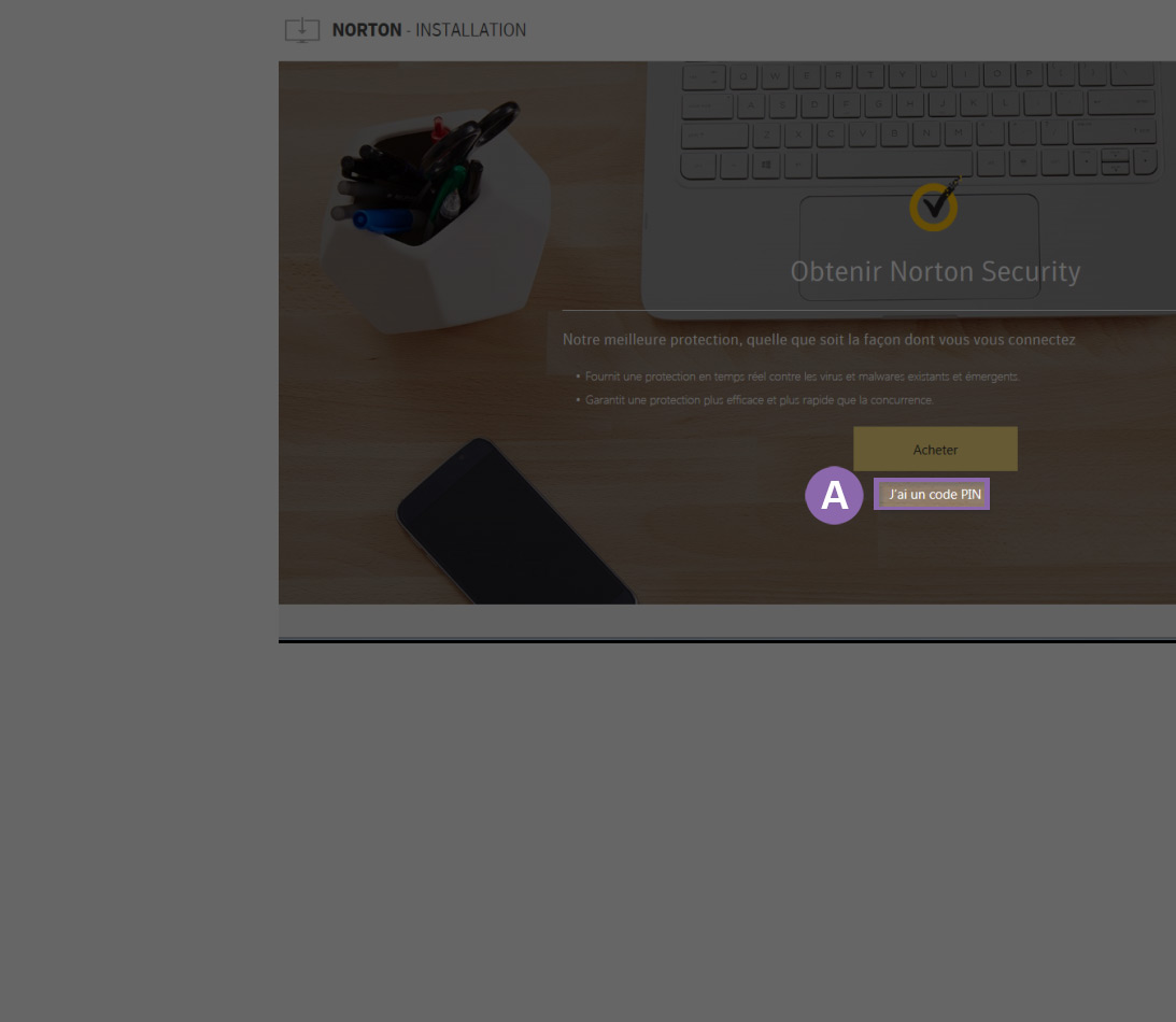 Procédure pour associer votre code PIN à votre compte Norton - 04