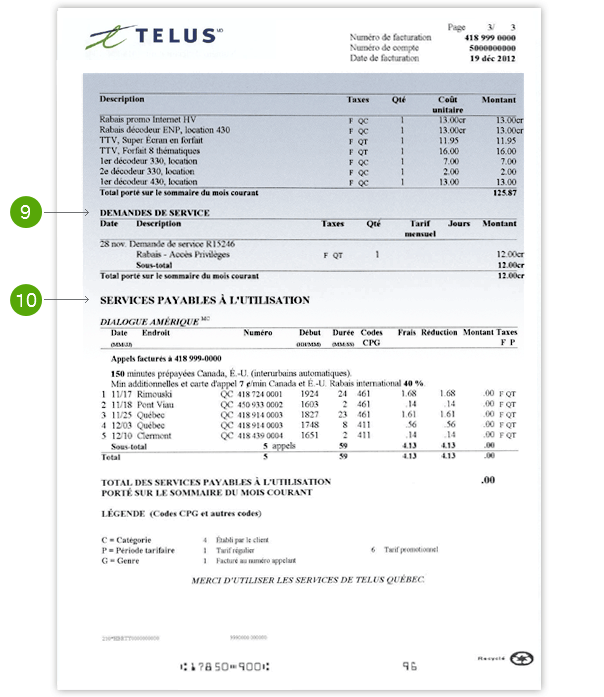 Exemple De Facture Au Quebec