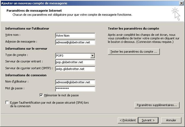 Configuration du courrier électronique – Microsoft Outlook | Soutien ...