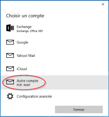 Configuration du courrier électronique – Windows 10 | Soutien Internet ...