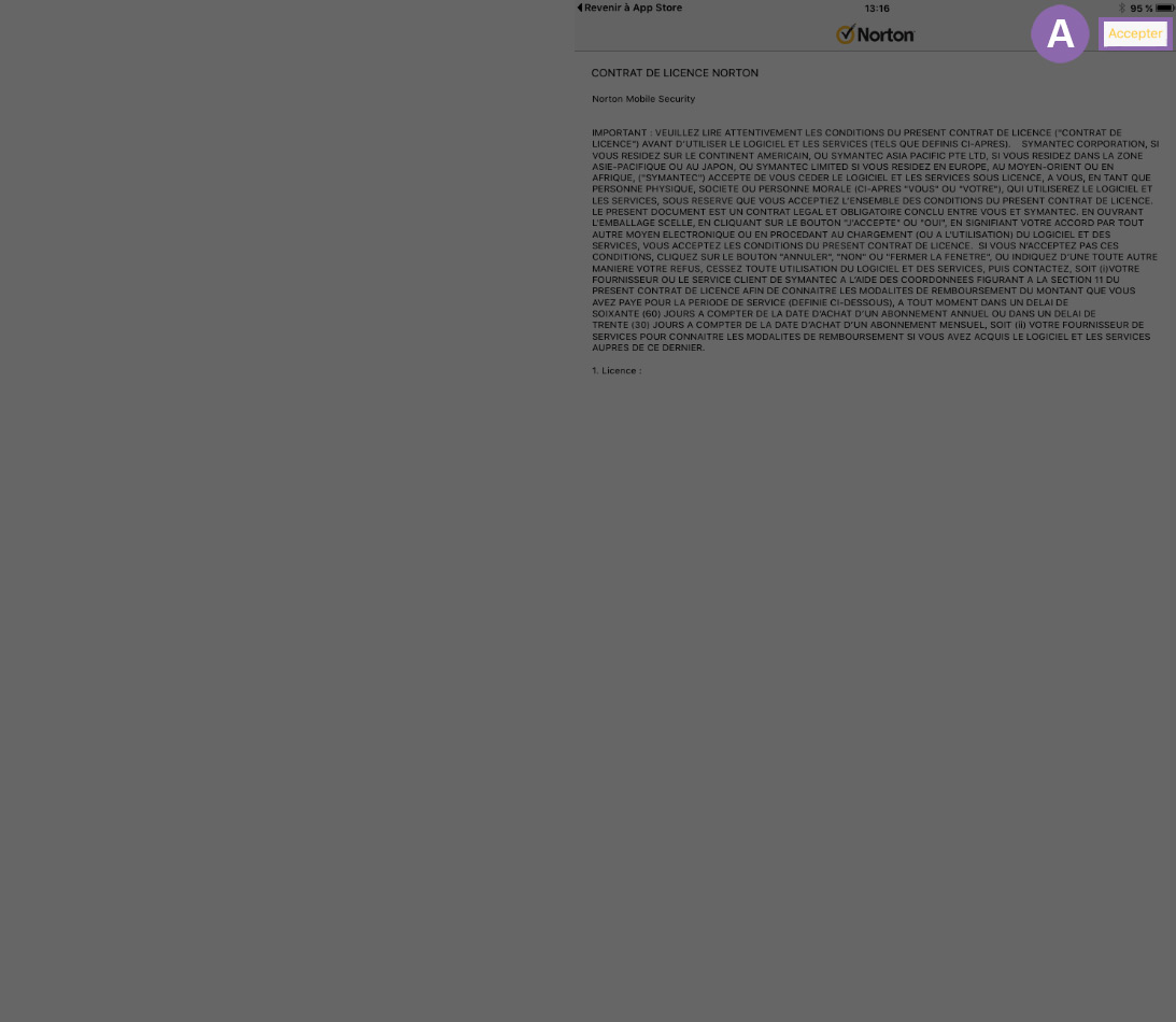 Installation de Norton Mobile Security – Lost Phone Finder - iOS 04