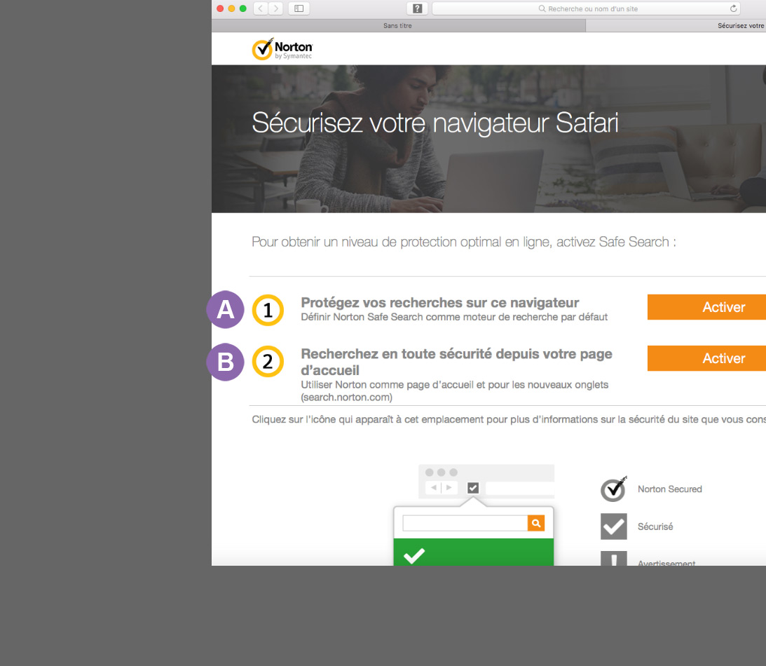 Installations des extensions Norton Security Online Mac - 03