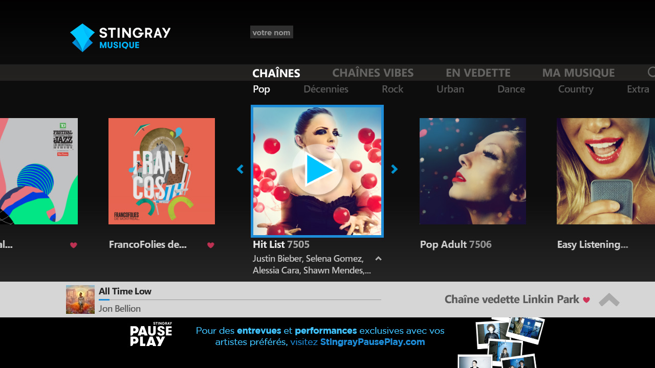 Comment Regarder La Tv Sur Internet Au Québec Stingray Musique | Télévision | TELUS Québec